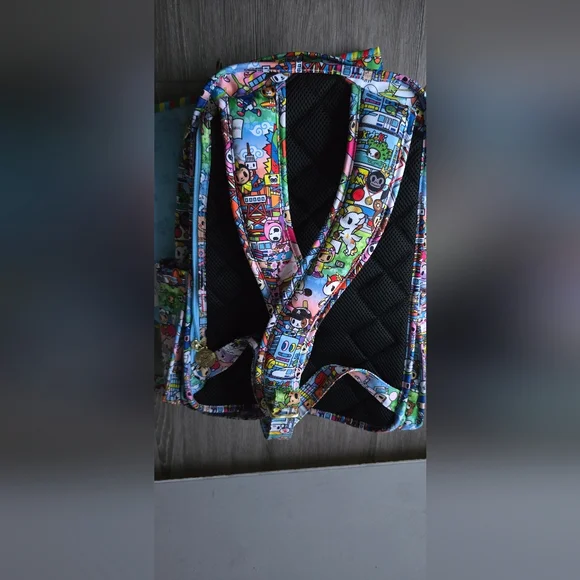 Tokidoki x JuJuBe Be Right Back Diaper Bag Backpack + Changing Pad | Rare Collab - Picture 9 of 14